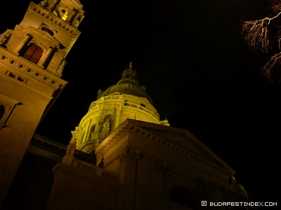 Budapest Night Basilica