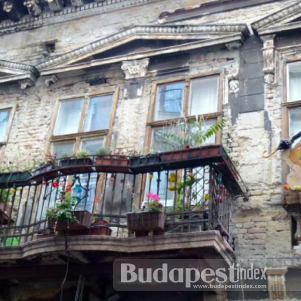 Budapest balconies