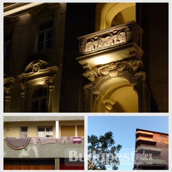 Budapest balconies