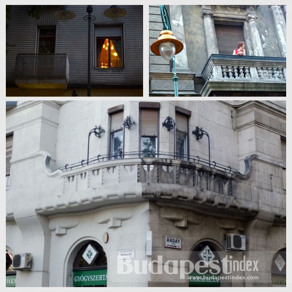 Budapest balconies