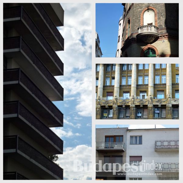 Budapest balconies