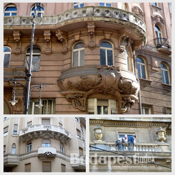 Budapest balconies